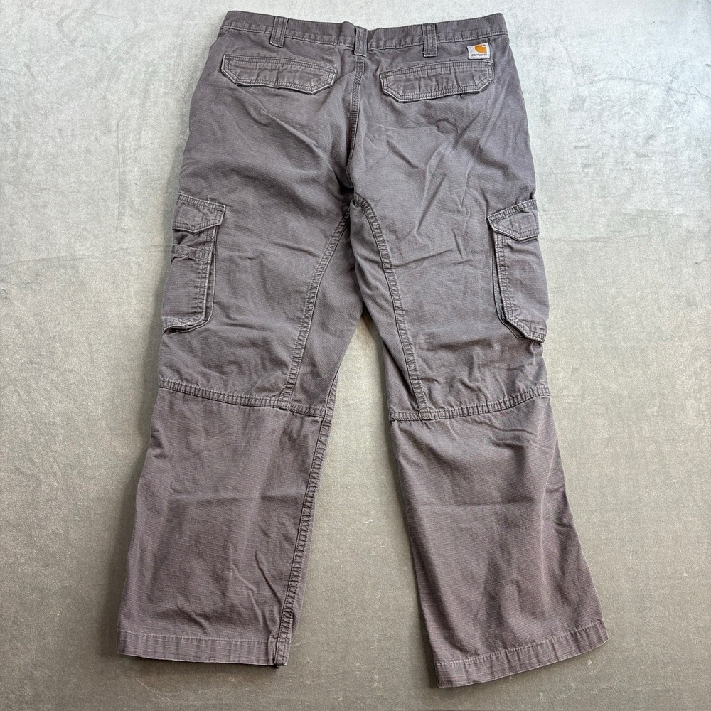 Carhartt Force Tappen Cargo Pant Grey Comfort‎ Y2K Relaxed Fit 101148 Men 36x30 - Picture 2 of 14